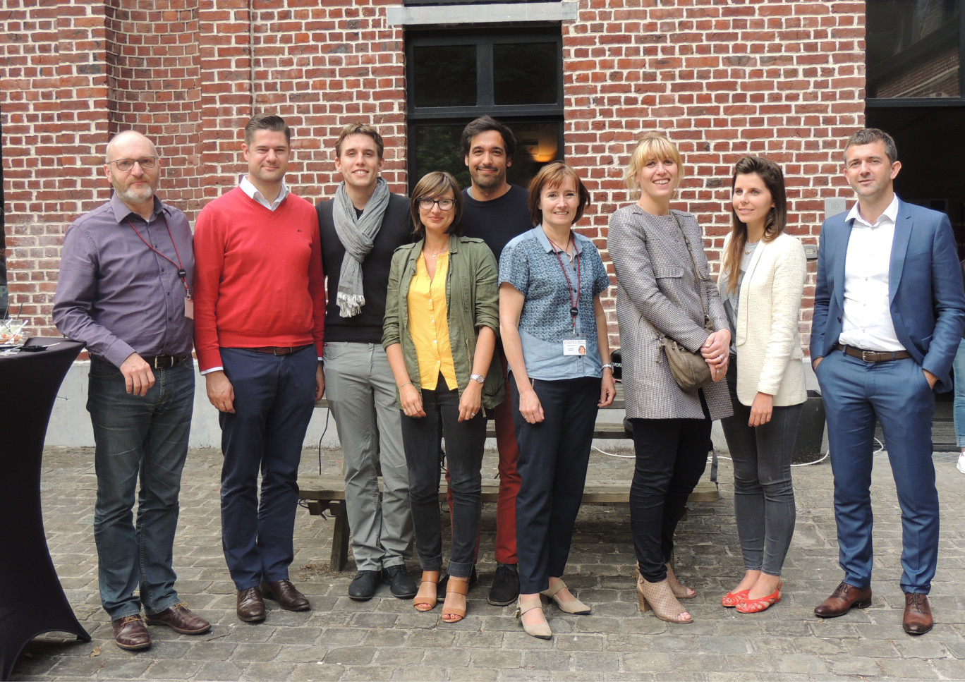 Le jury et les gagnants du premier concours Start.