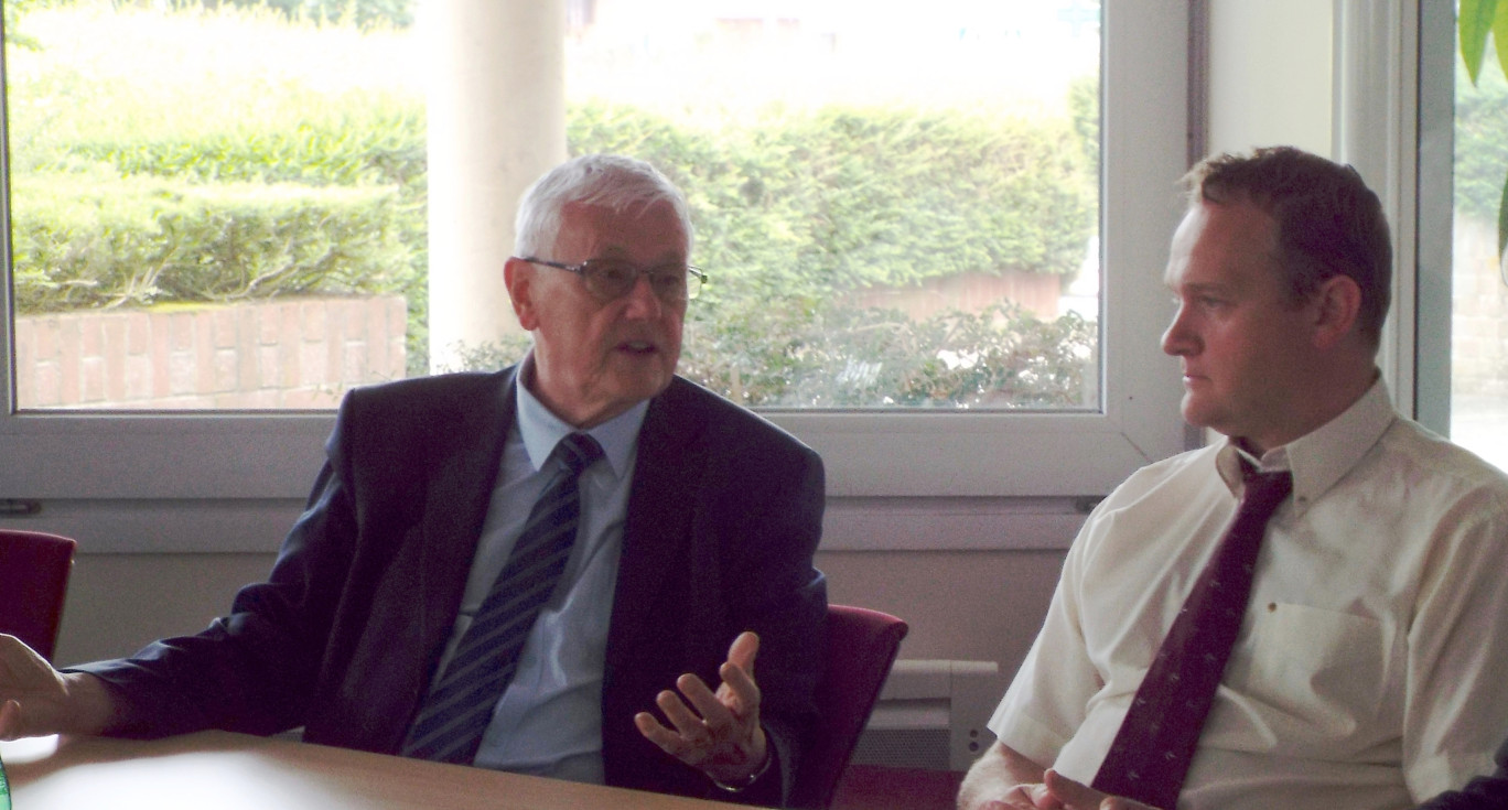 Michel Sergent, président de la fédération départementale d’énergie du Pas-de-Calais, a commenté officiellement le groupement de commandes d’électricité.