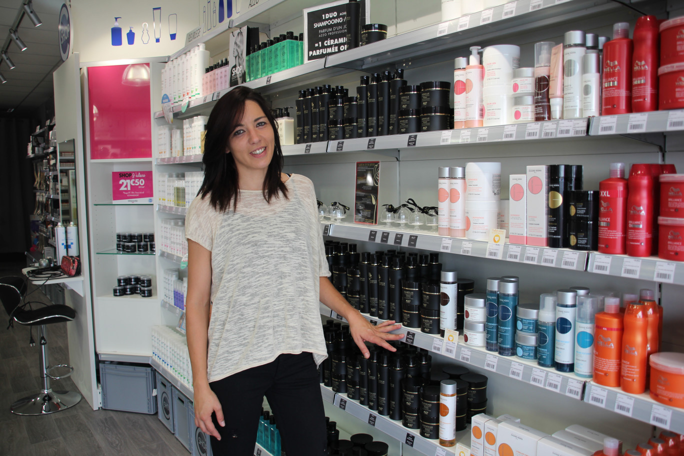 En s’installant sur la Porte nord, Elodie Berche a engagé le développement de Shop coiffure sur le Bruaysis et le Ternois.