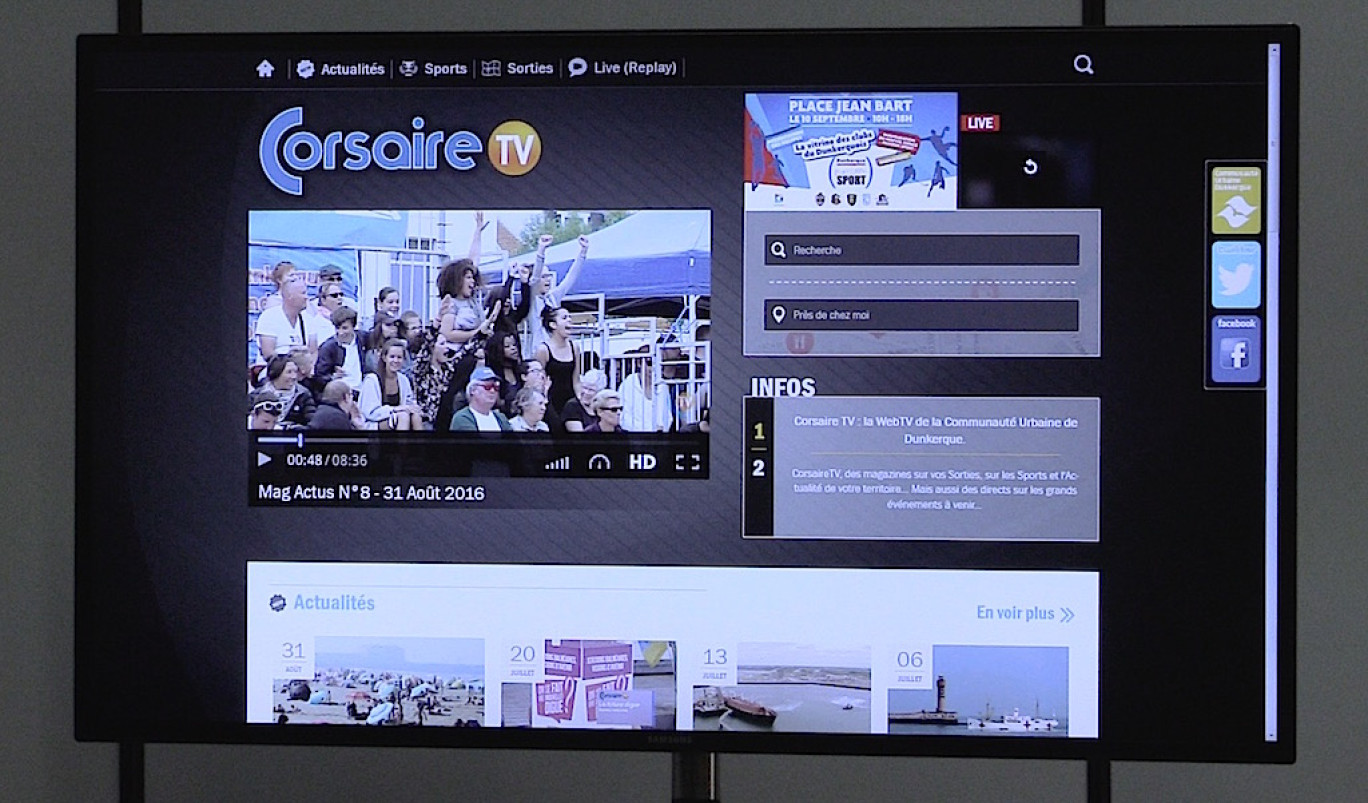 « Corsaire TV diffuse depuis mai dernier ».