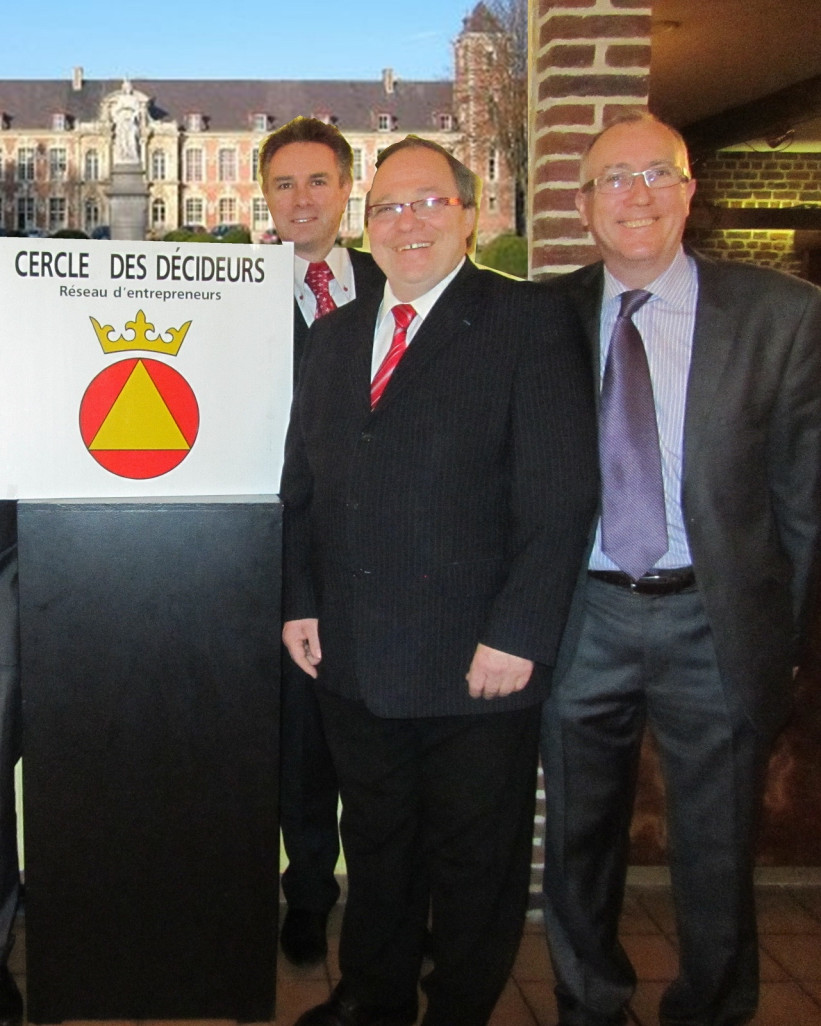 Franck Masurelle, Vice Président, Michel Spotbeen, Président, Vincent PREVOST, Vice président.