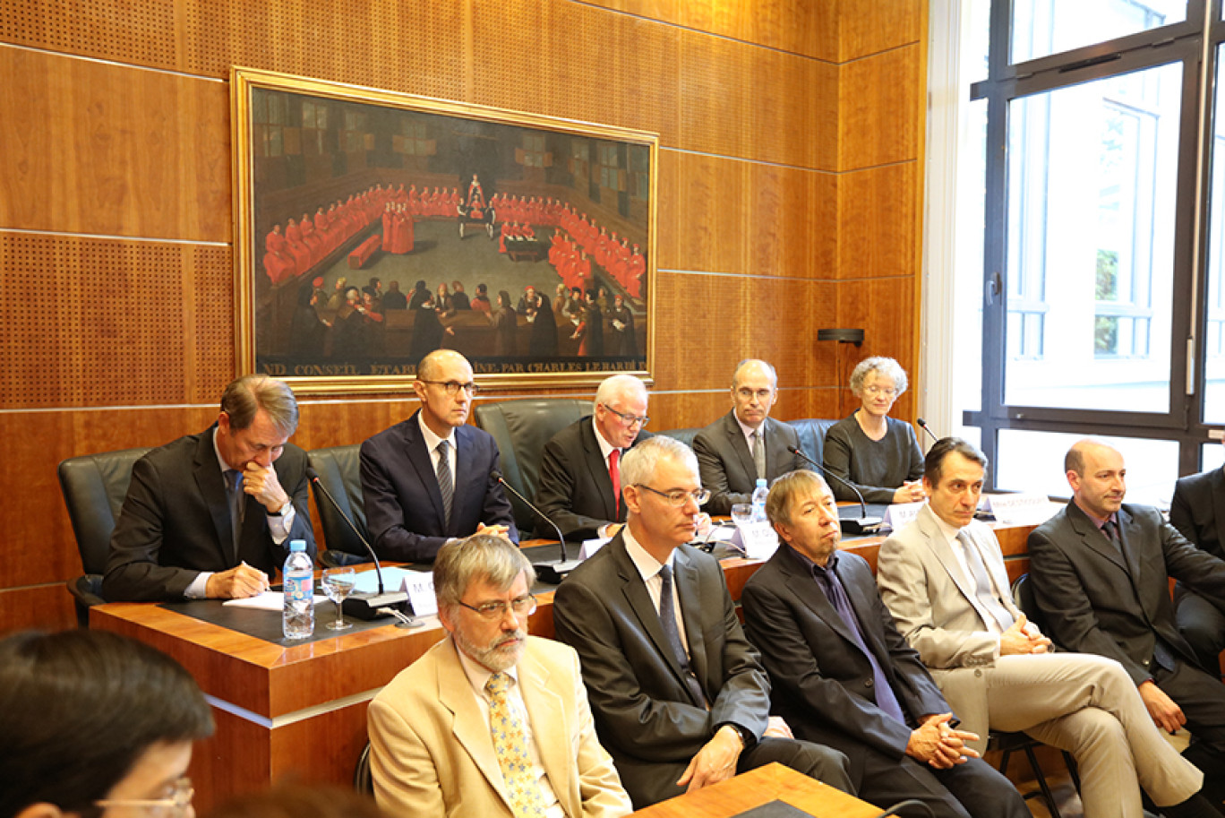 Le président de la cour administrative d’appel de Douai Etienne Quencez a rejoint la région Hauts de France en février dernier, il a procédé à l’installation des magistrats nouvellement affectés au ressort de Douai.