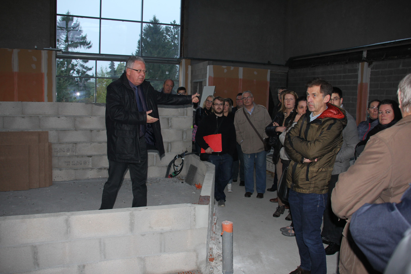 Gérard Paillard a présenté le Centr’halle qui ouvrira ses portes le 8 décembre prochain.