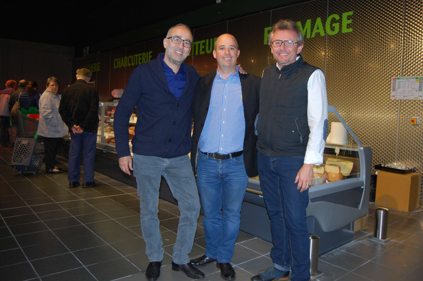 Les trois créateurs : Francis et Stéphane Brichet, et Vincent Ghesquier (de gauche à droite).
