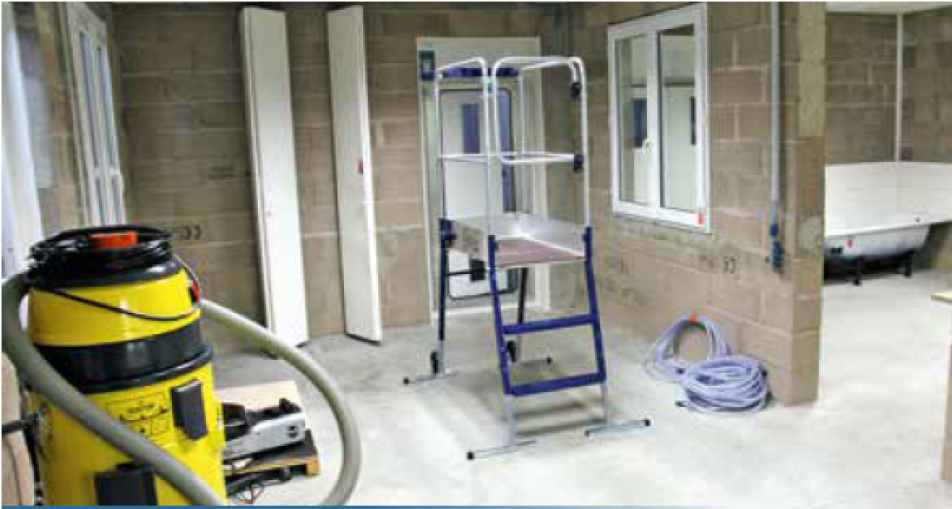 Sur son site de Toul, Amiante & Co a reproduit les conditions réelles de chantier afin d’assurer une formation optimale.