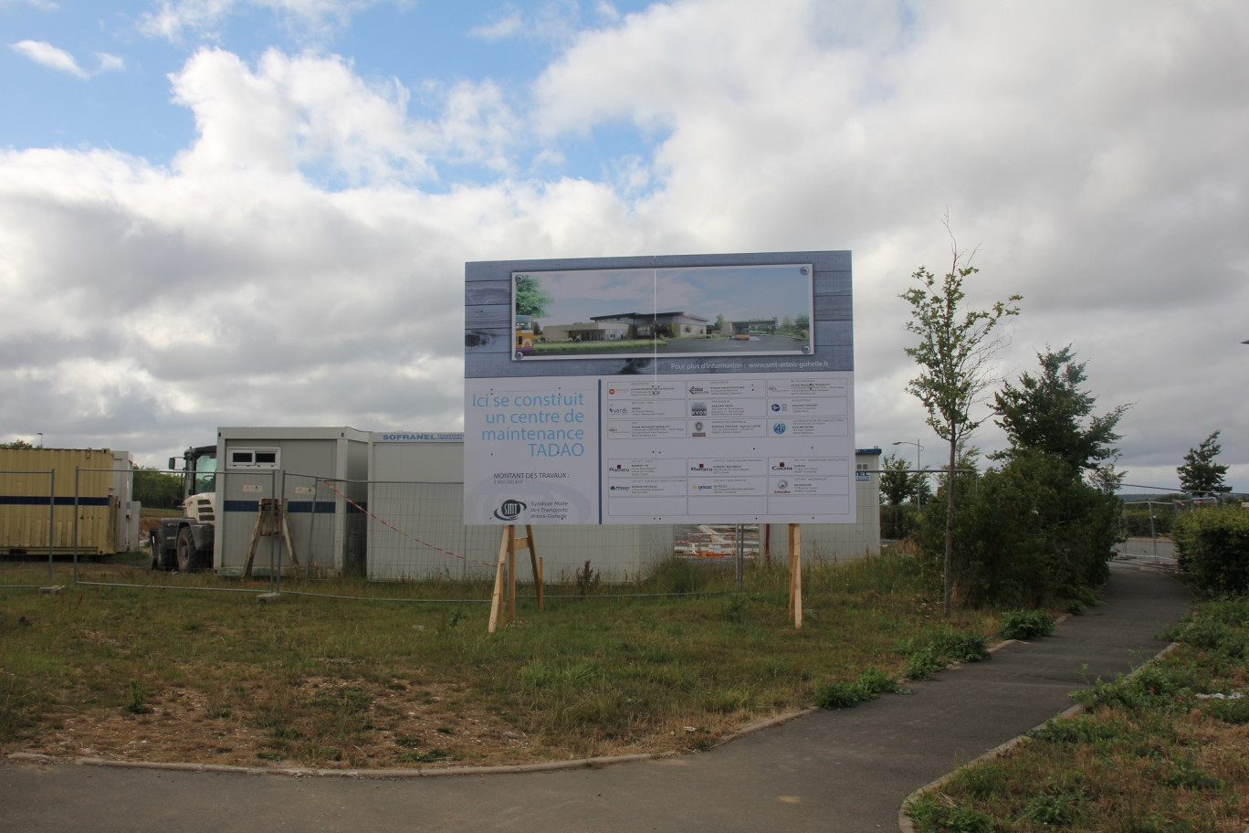 Le chantier du centre de maintenance et de remisage d’Houdain/ Divion est engagé.