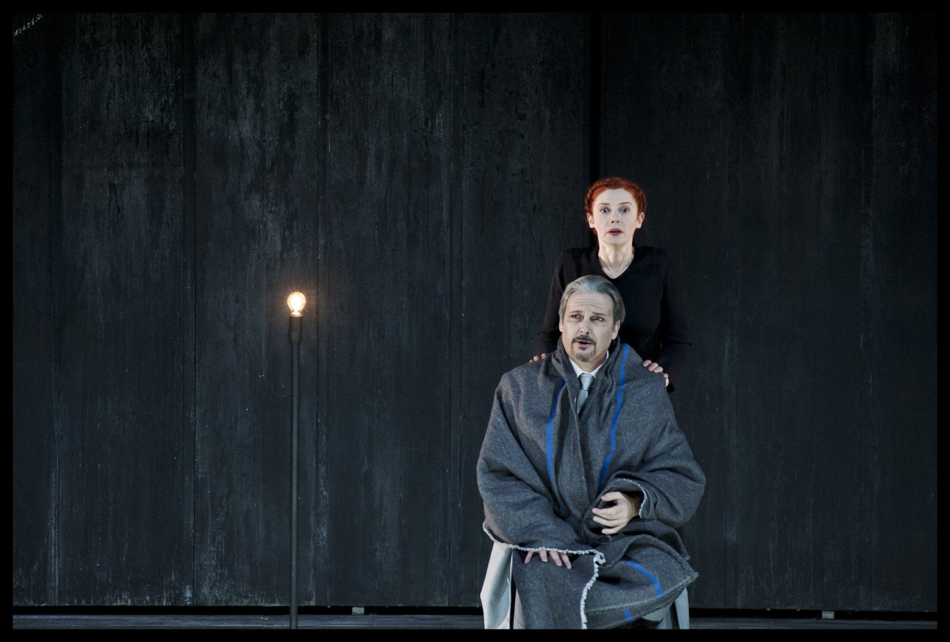 Patricia Petibon (Blanche de la Force) et Nicolas Cavallier (Marquis de la Force), magnifiques interprètes de ces Dialogues des Carmélites. © Baus