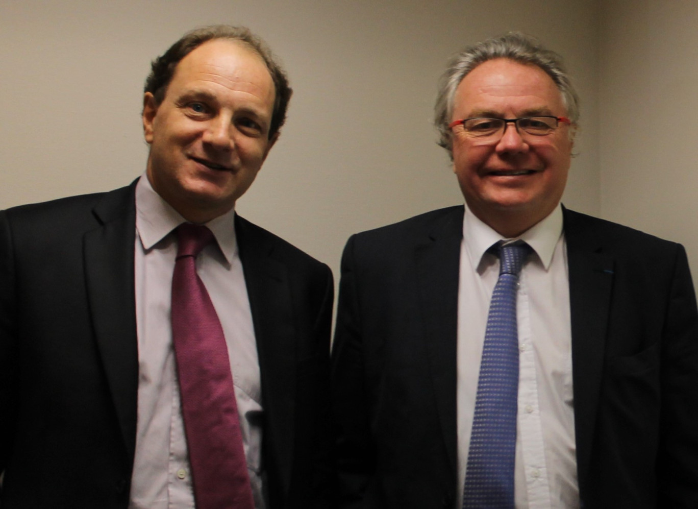 Olivier Pagezy et Pascal Boulanger, respectivement directeur général et président du Fonds de dotation Entreprises & Cités.