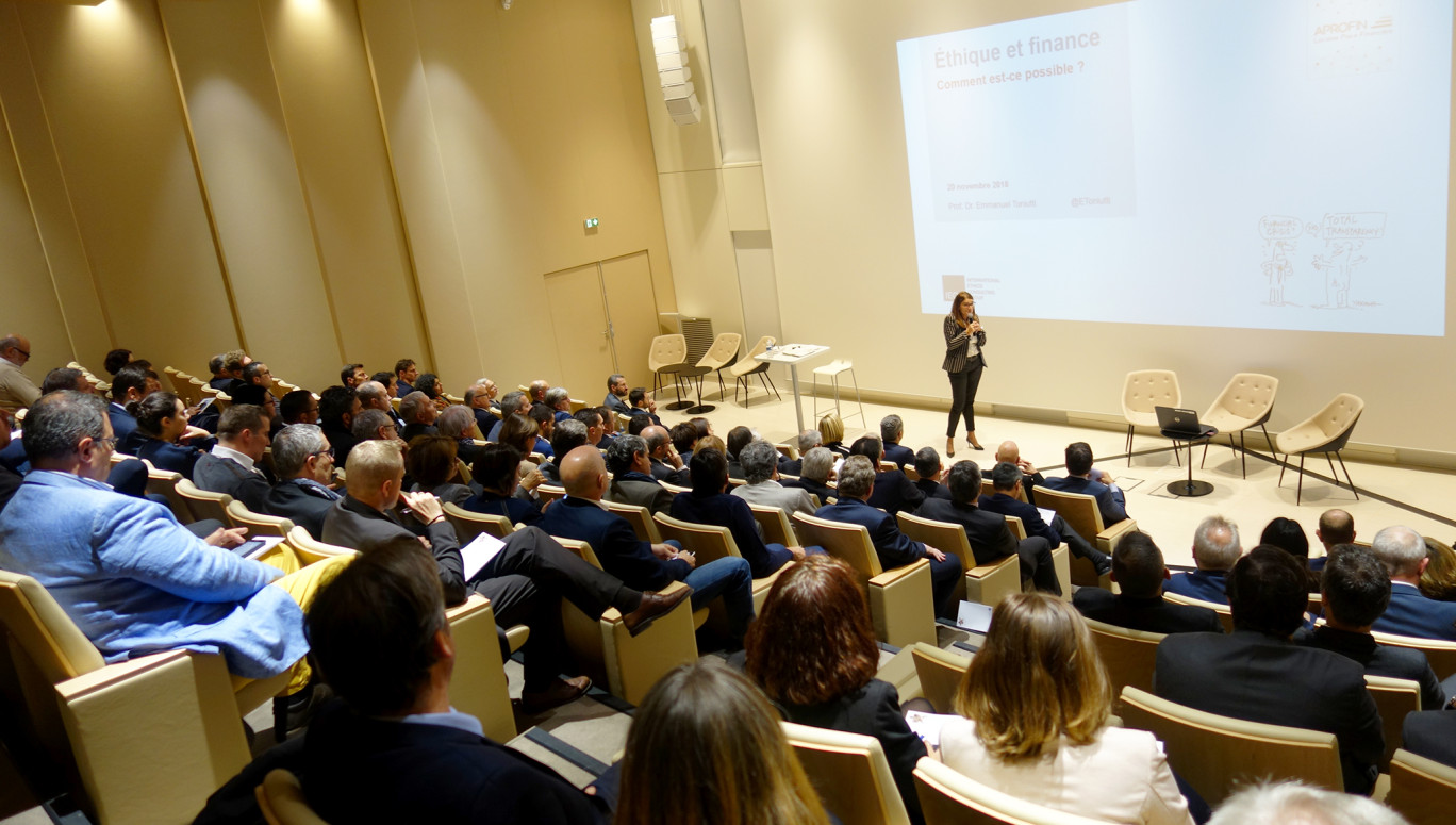 L’Aprofin Lorraine Place Financière a tenu sa soirée prestige le 20 novembre au siège de la BPALC à Metz sous le signe de l’éthique et de la finance.