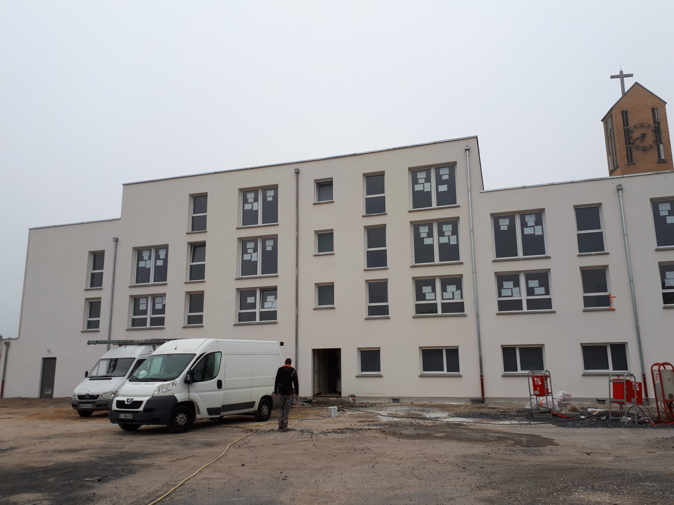Un chantier Eiffage pour des logements à Dunkerque qui fait appel à Côte d'Opale isolation.