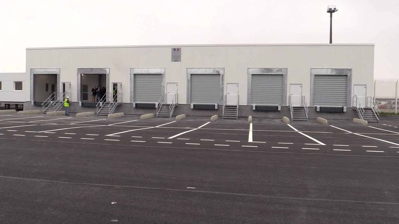 Le bâtiment du SIVEP inauguré au port de Calais.