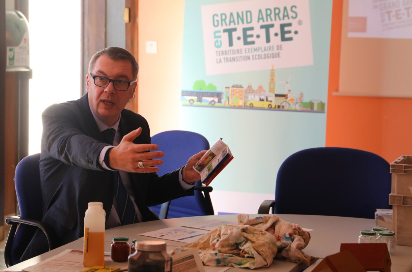 Nicolas Desfachelle, vice-président en charge de l’environnement à la CUA.