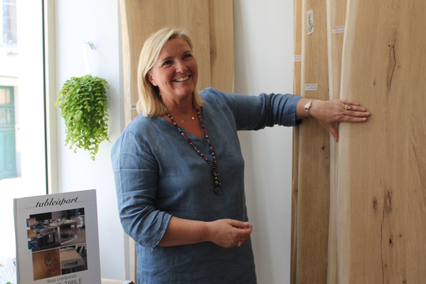 Aline Groot avait établi une boutique éphémère rue des Fossés à Lille en juin et juillet.