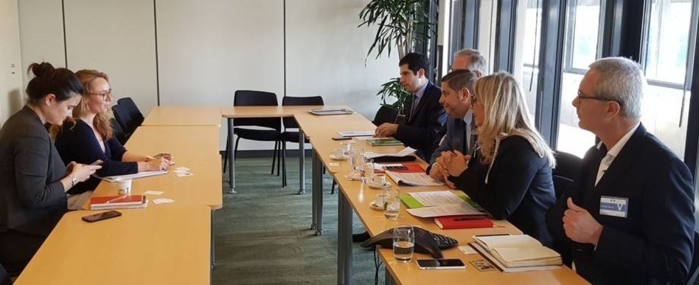 À Bercy, le Medef 54 défendant sa proposition de zones de transitions fiscales.