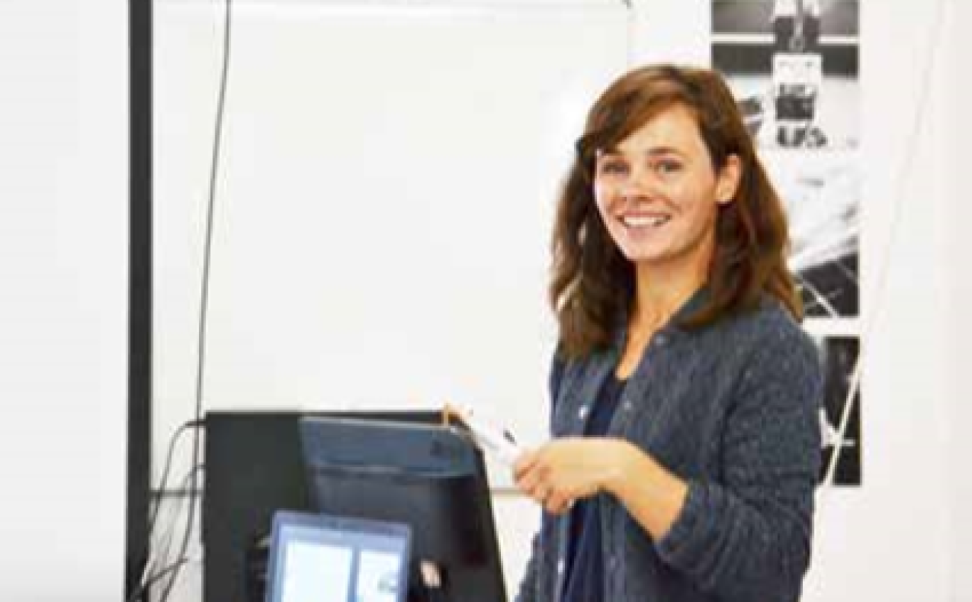 Juliane Kurtzke présentait le dispositif Starter de la Machinerie.