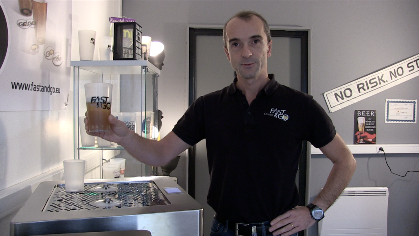 50 cL de bière en 8 secondes, c'est ce que proposent les pompes à bière de Fast & Go Concept.