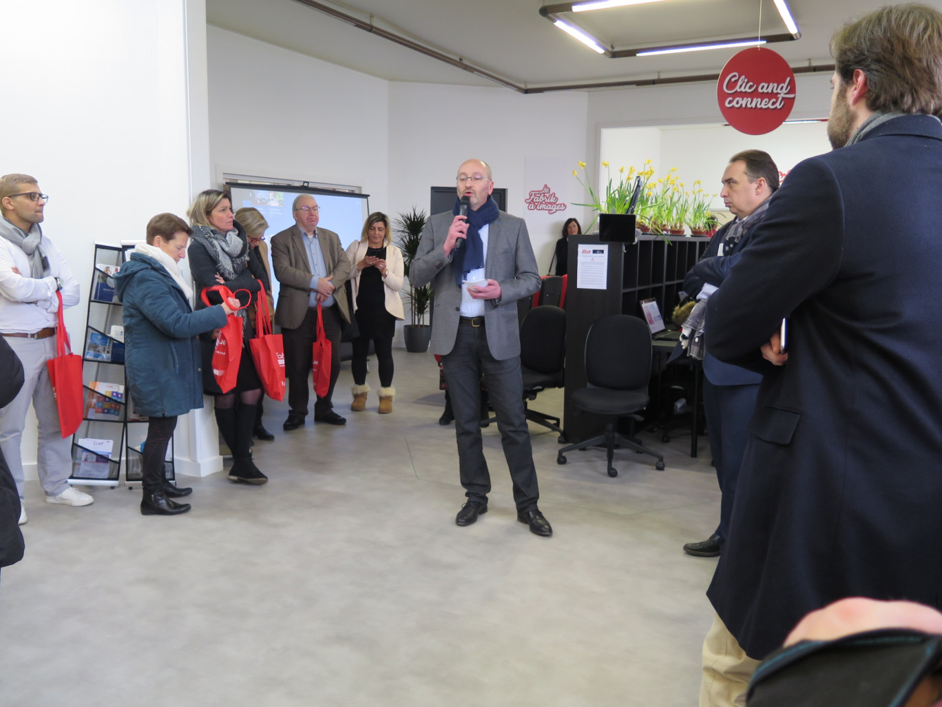 Marc Detournay, directeur de la MIE: « On met tout le monde
ensemble dans le même espace et on harmonise ». © Benoît Dequevauviller, Aletheia Press