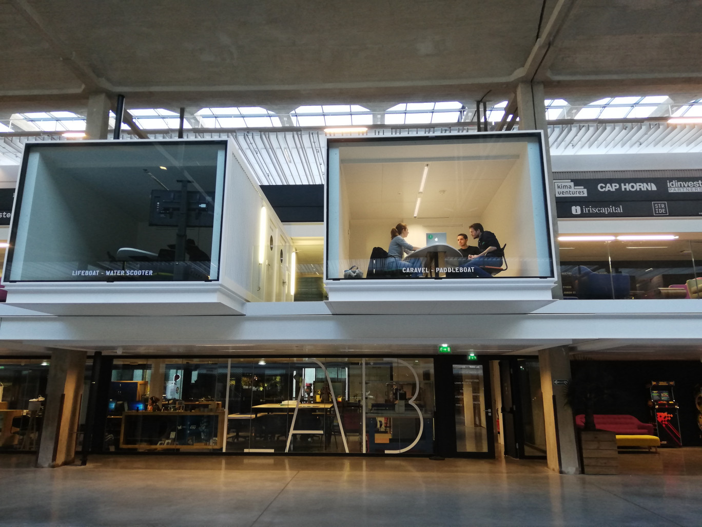 Station F est un incubateur situé dans l'est parisien.