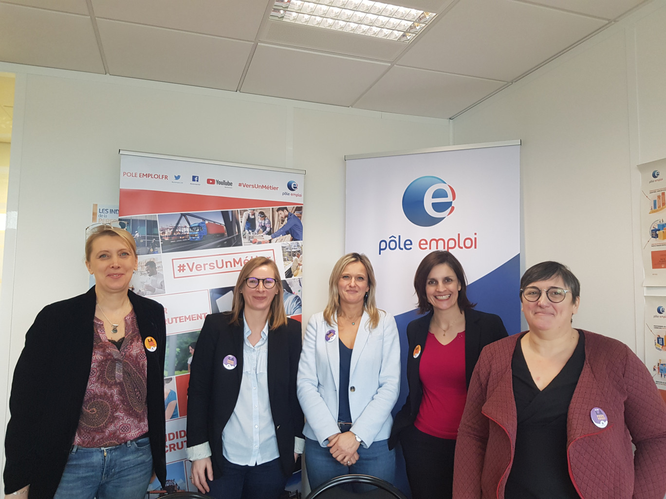 Les effectifs de Pôle emploi Nord sont à 70% féminin.