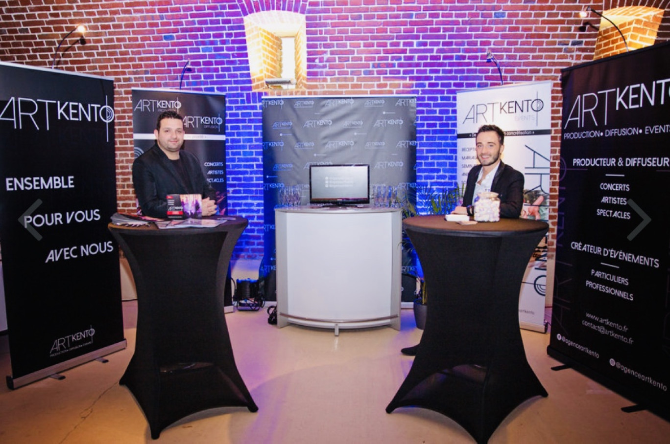 Artkento est une entreprise ambitieuse avec ses deux fondateurs, Quentin Dumont et Thomas Bernard.