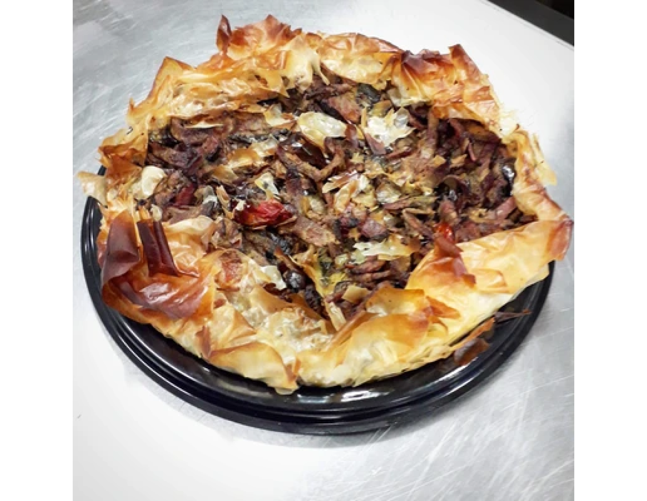 La tarte filo, un plat savoureux, conçu avec soin par Nourit.