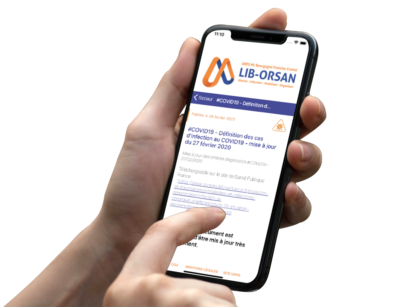 Crédit photo : URPS
“Lib-ORSAN est accessible à tous les professionnels de santé libéraux.”