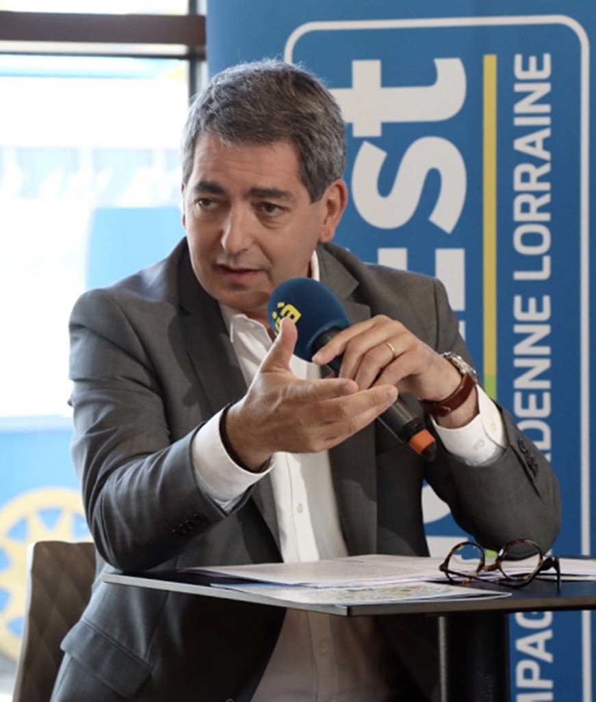 Jean Rottner, le président de l’exécutif régional, a présenté le 7 juillet sur le site de Madine la stratégie régionale Biodiversité de la Région Grand Est. Crédit photo : C Bodez Region Grand Est.