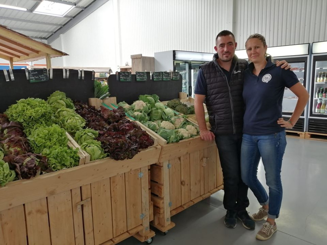 Julie et Guillaume Delgove ont ouvert Locavrac à Abbeville.