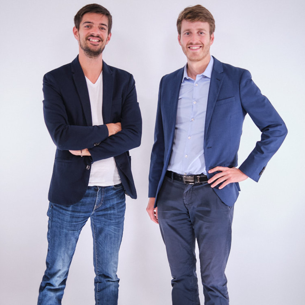 de gauche à droite, Pierre Monclos et Yannick Petit