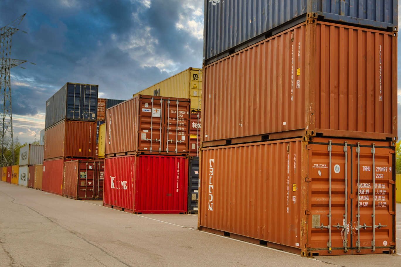 © Arnaud Morel Containers sur la plateforme Aproport Chalon-sur-Saône