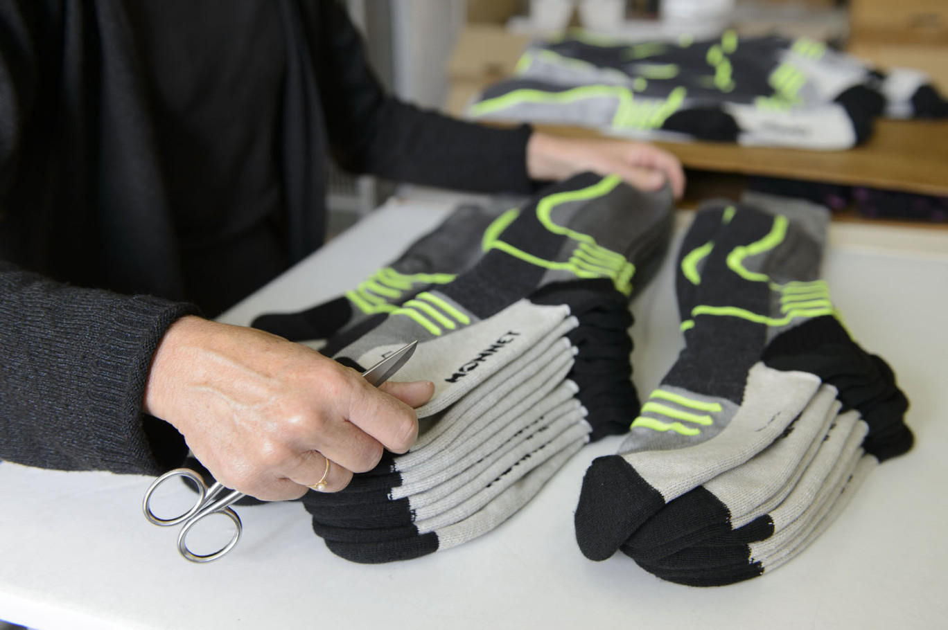 © Monnet
Les chaussettes Monnet ont été labellisées entreprise du patrimoine en janvier 2020.