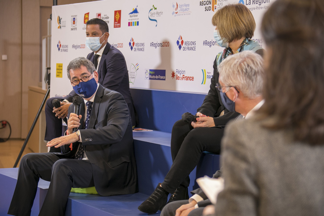 © : Hugues-Marie Duclos-RDF
Jean Rottner, le président du Conseil régional Grand Est a participé à la plénière sur le pouvoir dans la gestion de l’urgence.