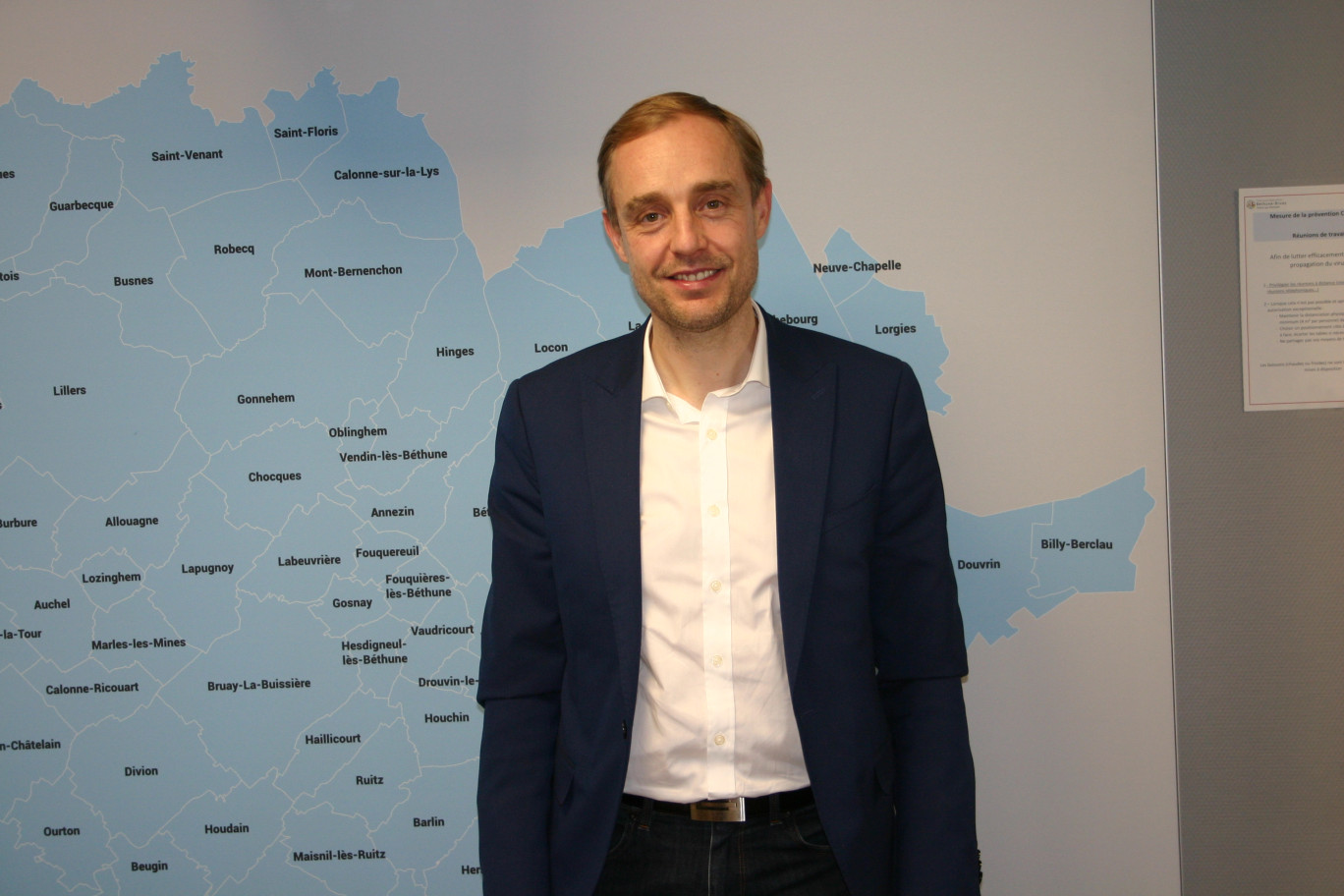 Olivier Gacquerre préside la communauté d'agglomération depuis quatre mois