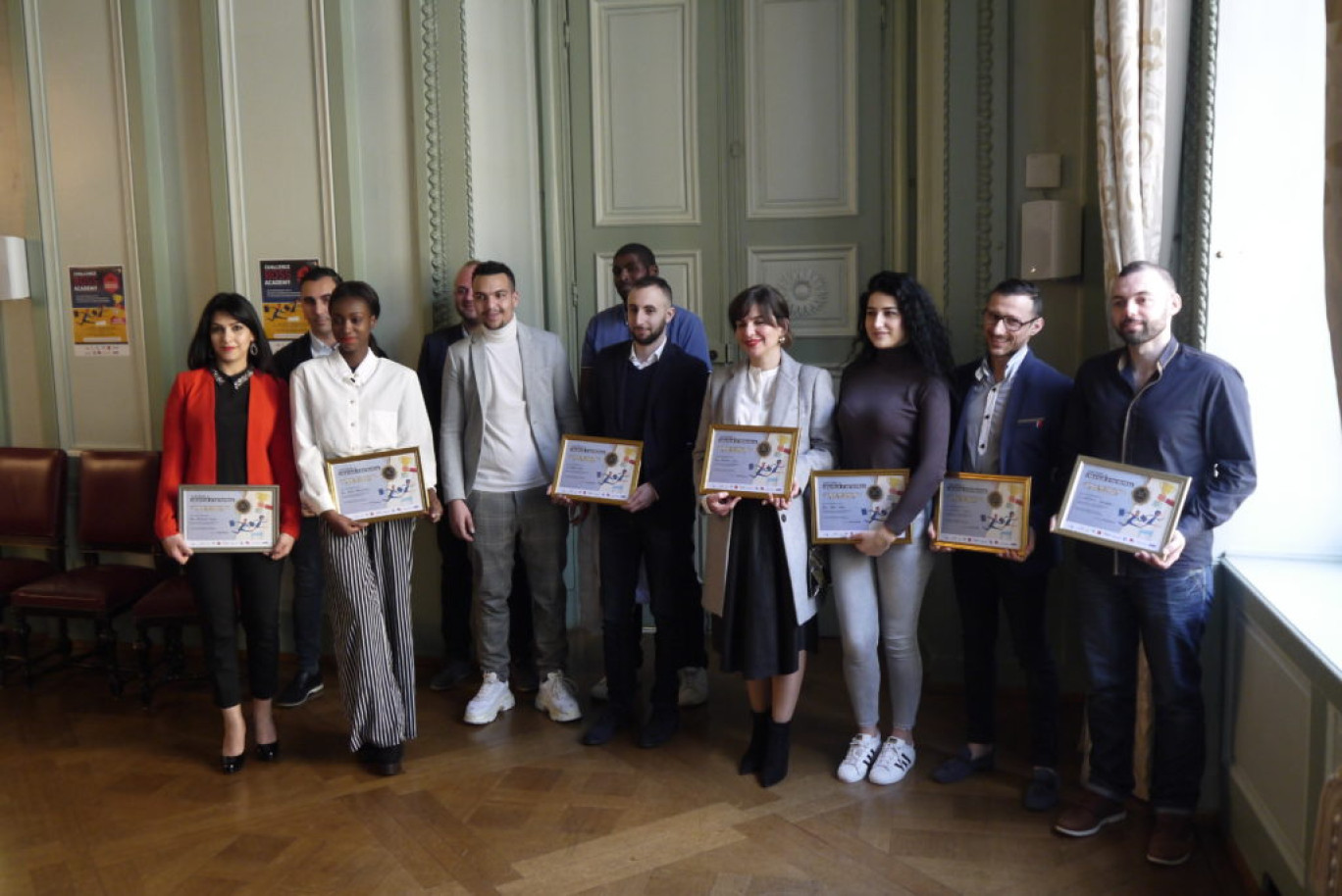 Compte-tenu du contexte sanitaire, la remise des prix s'est déroulée cette année en distanciel. Ici, les lauréats de 2019. (c) Metz Métropole.
