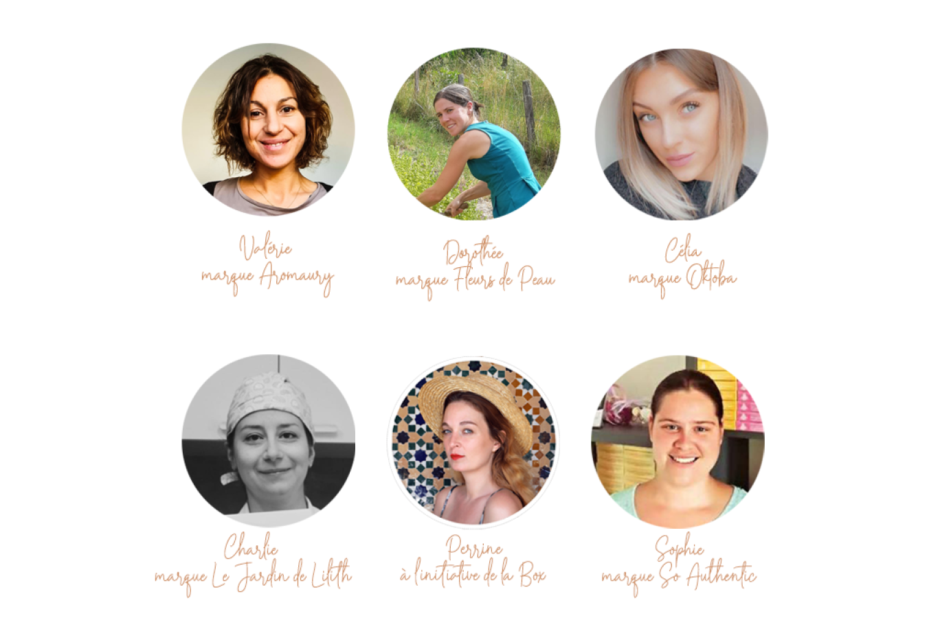 Les 6 initiatrices de la Box beauté Lorraine.