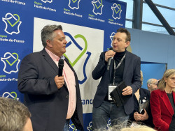 Laurent Degenne, président de la Chambre d’Agriculture Hauts-de-France, lors de l’inauguration. © Aletheia Press / L.Péron
