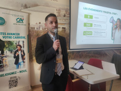 Clément Lechevrel, directeur de l&#039;Empreinte Crédit Agricole. © Aletheia Press / DLP
