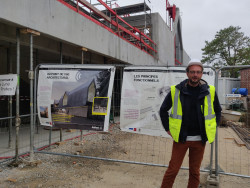 Antoine Jacquemart, d’Amiens Métropole, a présenté le projet architectural. © Aletheia Press / DLP
