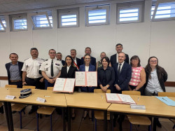 La convention a été signée au groupement de gendarmerie de l'Aisne à Laon.