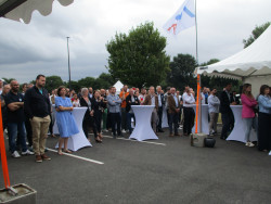 Clients, partenaires, collaborateurs, élus de l’Agglo du Saint-Quentinois ont assisté à l’inauguration du bâtiment flambant neuf.