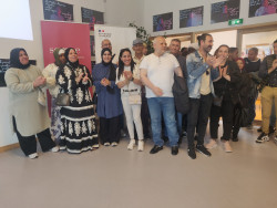 Amiens nord compte 20% de foyers étrangers. Une vingtaine de bénéficiaires ont suivi 12 heures de cours de Français par semaine pendant six mois à l’AFPA. © Aletheia Press / DLP