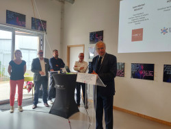 Rollon Mouchel-Blaisot, était présent aux côtés de Christelle Hiver et de Benoît Petit pour cette présentation du bilan intermédiaire du RSA rénové. © Aletheia Press / DLP