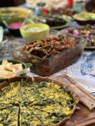 Hélène Vatin élabore de nouvelles recettes au fil des saisons. 