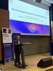 Gérald Fiévet, référent France 2030 dans la région Hauts-de-France a présenté le dispositif.