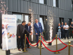 Une inauguration du nouveau bâtiment à Saint-Quentin forte en émotion pour le président fondateur Jack Manga et son fils Johan.