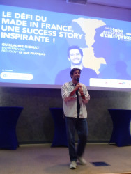 Guillaume Gibault a raconté avec enthousiasme et franchise la «folle aventure» du Slip français. 