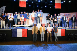 Le podium de cette édition.