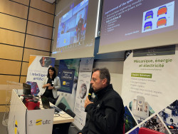Meriem Lafou, architecte en IA et Antoine Leblanc, expert IA et Data chez Renault Group, représentaient également la SIA, Société des Ingénieurs de l&#039;Automobile.