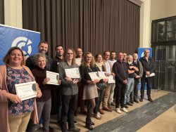 Dix chefs d’entreprises ont achevé cette année d&#039;accompagnement. © Aletheïa Press / Daniel Boulogne