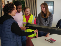 Sabine Privet, responsable qualité a présenté son travail. © Aletheia Press / DLP